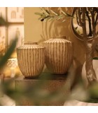 Decorative Vase - Cream - 27x27x32cm