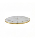 Decorative Wall Clock - White Marble - 35x35x5cm