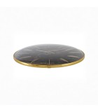 Decorative Wall Clock - Brown Marble - 35x35x5cm