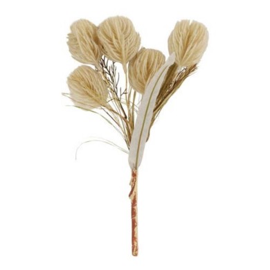 Artificial Nutan Jaxx Flower - Cream - 10x14x38cm