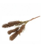 Artificial Pennisetum Jaxx Flower - Brown - 10x24x43cm