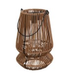 Decorative Solar Lantern - Brown - 15x17x27cm