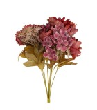 Artificial Bouquet Pia - Brown - 15x15x46cm
