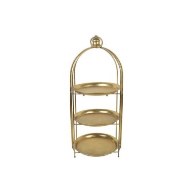 Etagere 3 level Glory  - Gold - 32x29,5x74CM