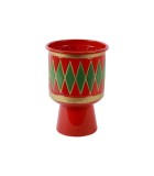 Flowerpot Clara red/green - Ø27x39CM Flowerpot Clara red/green - Ø27x39CM