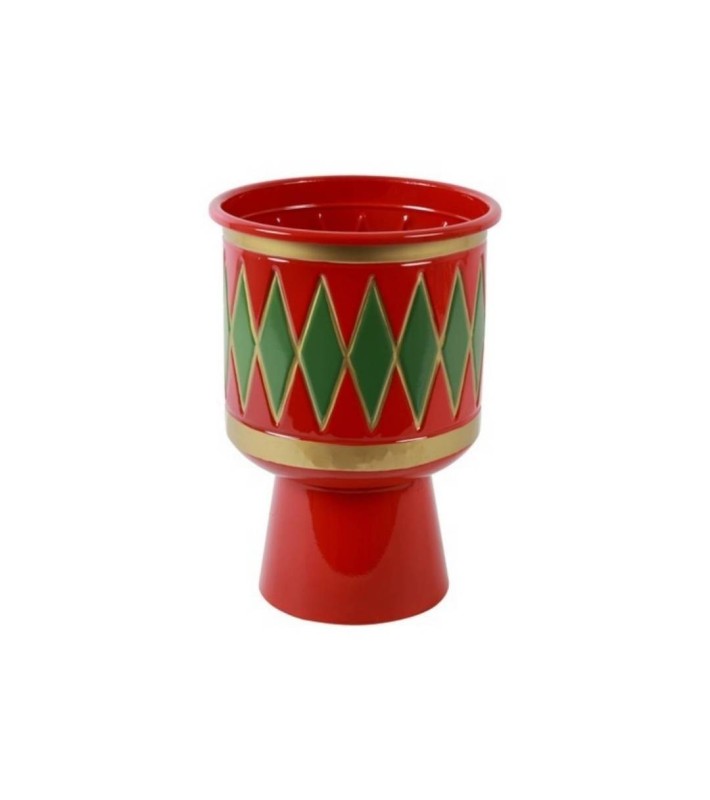 Flowerpot Clara red/green - Ø27x39CM Flowerpot Clara red/green - Ø27x39CM