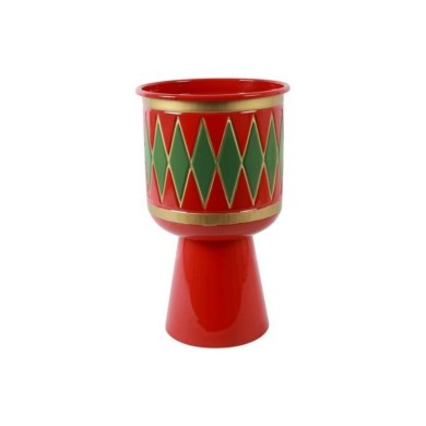 Flowerpot Clara red/green - Ø31x52CM
