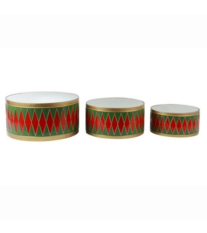Drum Sidetable Clara set - Μulticolor - (3pcs/size) Drum Sidetable Clara set - Μulticolor - (3pcs/size)