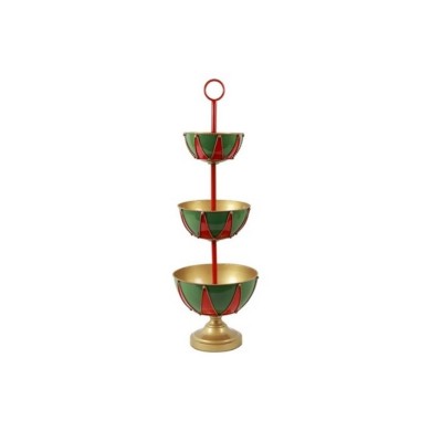 Etagere Clara red/green -  Ø31x92CM