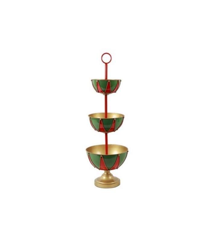 Etagere Clara red/green - Ø31x92CM Etagere Clara red/green - Ø31x92CM