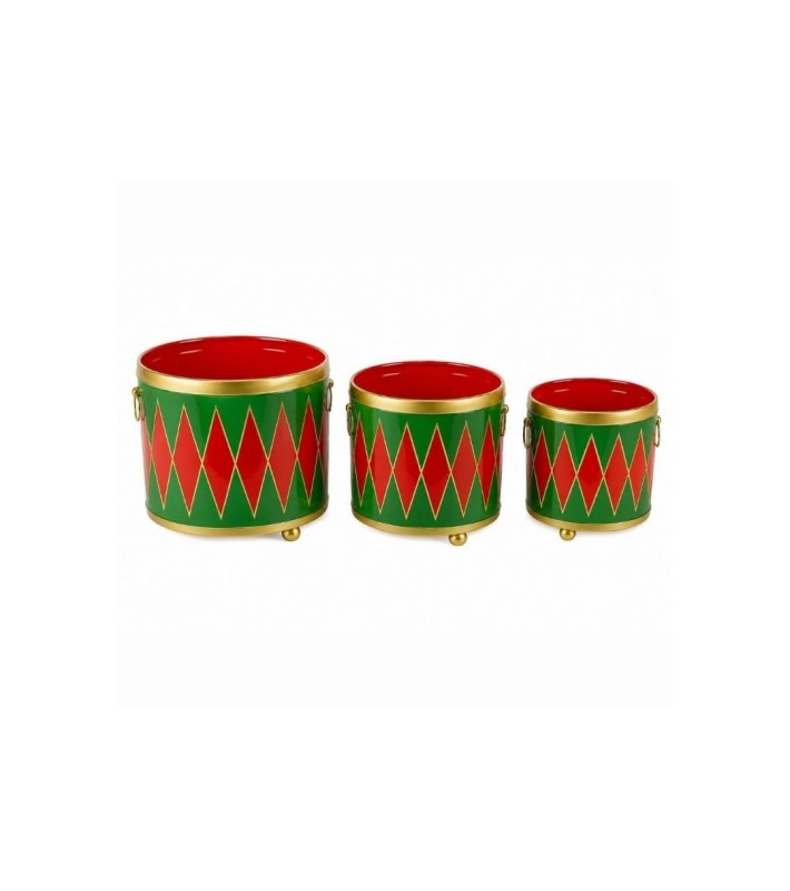Flowerpot Clara set - Μulticolor - (3pcs/size) Flowerpot Clara set - Μulticolor - (3pcs/size)
