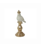 Decorative Bird Alfred - White - 11.5x9x23.5cm
