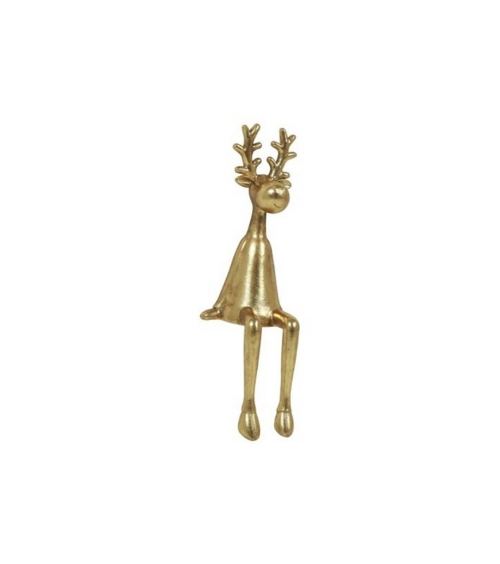 Reindeer Edmond - Gold - 12,5x12x34CM Reindeer Edmond - Gold - 12,5x12x34CM