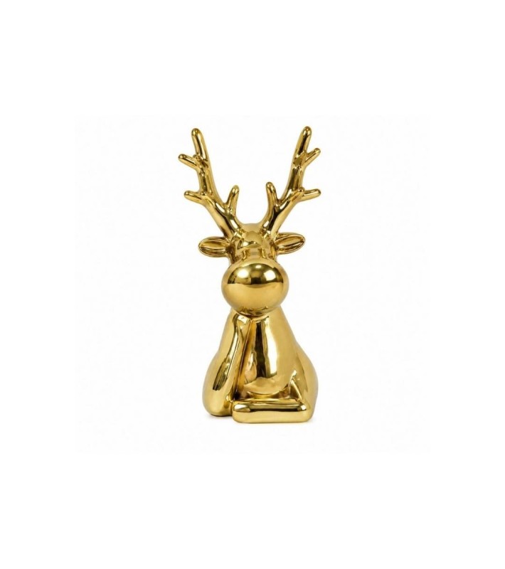 Reindeer head Edmond - Gold - 8x7x15,5CM Reindeer head Edmond - Gold - 8x7x15,5CM