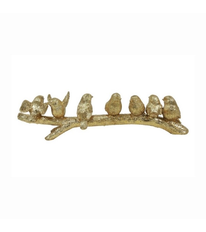 Decorative Branch with Birds - Gold - 35x7x9cm Decorative Branch with Birds - Gold - 35x7x9cm