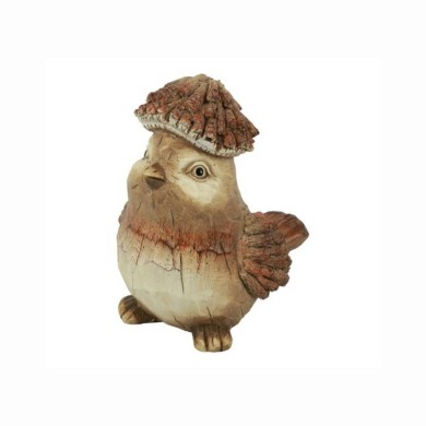 Decorative Bird Amato - Light Brown - 14.5x10x15.5cm Decorative Bird Amato - Light Brown - 14.5x10x15.5cm