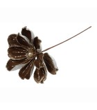 Artificial Flower Magnolia Velvet - Brown - 27x27x64CM Artificial Flower Magnolia Velvet - Brown - 27x27x64CM