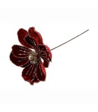 Artificial Flower Magnolia Velvet - Dark Red - 27x27x64CM Artificial Flower Magnolia Velvet - Dark Red - 27x27x64CM
