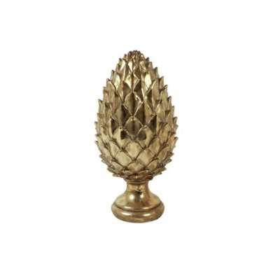 Ornament pine cone on foot Conan - Gold - Ø20x40CM Ornament pine cone on foot Conan - Gold - Ø20x40CM