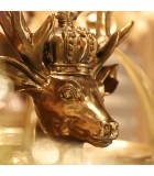 Deer sitting Govert - Gold - 35,5x23x75CM Deer sitting Govert - Gold - 35,5x23x75CM