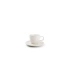 Mocha Cup and Saucer Mielo - White 10cl