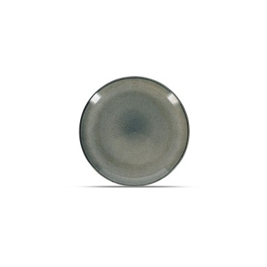 Fruit/Dessert Plate Meridian - Grey/Green 20cm