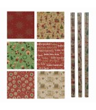Christmas Kraft Wrapping Paper Roll - 70x300cm Christmas Kraft Wrapping Paper Roll - 70x300cm