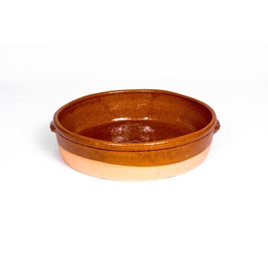 Clay Cassarole - Brown - 35cm Clay Cassarole - Brown - 35cm