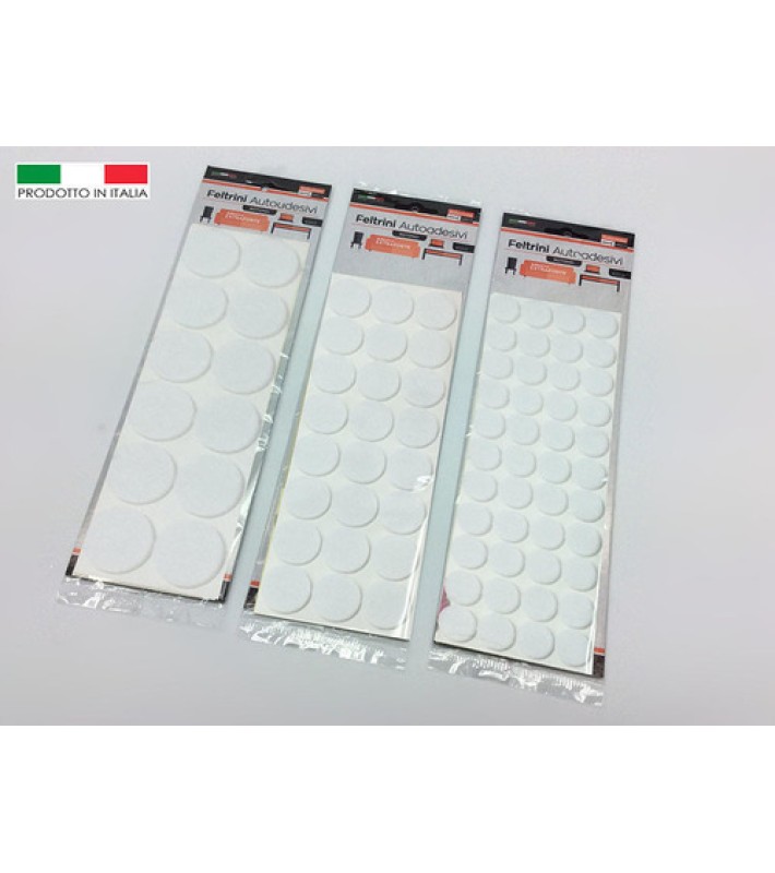 Round Stickers Feles - White Round Stickers Feles - White