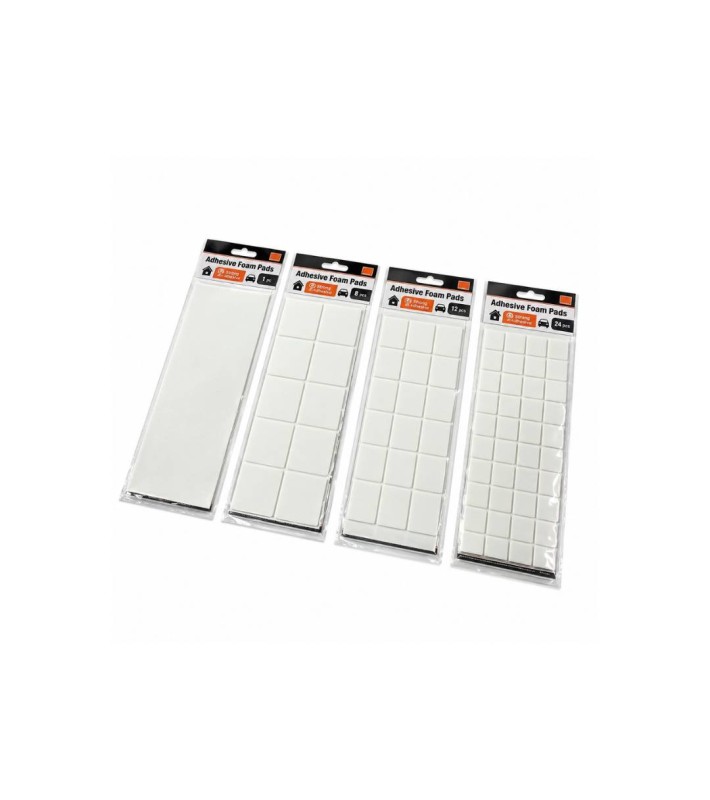 Square Adhesive Foam Pads Feles – White – 4 Sizes Square Adhesive Foam Pads Feles – White – 4 Sizes