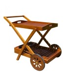 Trolley Bar - Woody - Brown - 87x56x76cm