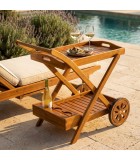 Trolley Bar - Woody - Brown - 87x56x76cm