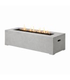 Rectangular fire pit CONCRETE - Grey - 152x61x41cm Rectangular fire pit CONCRETE - Grey - 152x61x41cm
