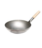 BBQ ALL GRILL Original Chinese wok pan with wooden handle D 35cm