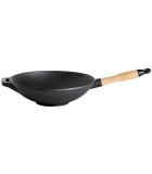 Wok All Grill με ξύλινη λαβή- Μαντεμένιο D30 Wok All Grill με ξύλινη λαβή- Μαντεμένιο D30