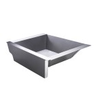 Stainlesssteel charcoal insert with divider for CHEF-series/Extrem/Ultra and outdoor kitchen 30 x 46