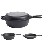 Pot&Pan 2 in 1 - Cast Iron D26cm