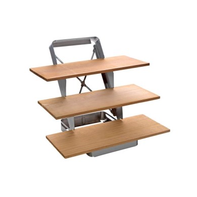 Smoking Board Stairs All Grill - Stainless Steel Foldable Cedar