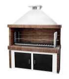 Charcoal Grill - Amber.q A - Stainless Steel - 150x46xH86cm Charcoal BBQ