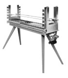 Charcoal Grill - Amber.q A - Stainless Steel - 150x46xH86cm Charcoal BBQ
