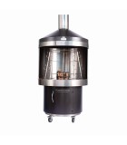 Wood BBQ - Antikristo Circular with 15 Slot - Black Stainless Steel
