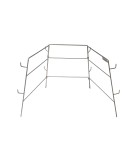 Wood BBQ - Folding Antikristo with 6 Slots (6 slots inclu.) - Stainless Steel