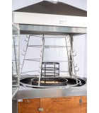 Wood BBQ - Antikristo Square with 10 Slot - Stainless Steel
