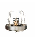 Wood BBQ - Tabletop Antikristo Circular with 10 Slot - Stainless Steel