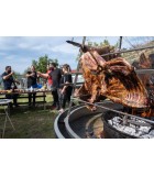 Wood BBQ - Tabletop Antikristo Circular with 10 Slot - Stainless Steel
