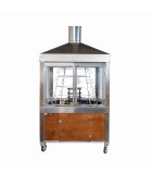 Wood BBQ - Antikristo Square with 15 Slot - Stainless Steel
