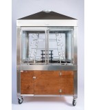 Wood BBQ - Antikristo Square with 15 Slot - Stainless Steel