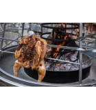 Wood BBQ - Antikristo Circular Barell with Panemidi with 10 Slot - Stainless Steel