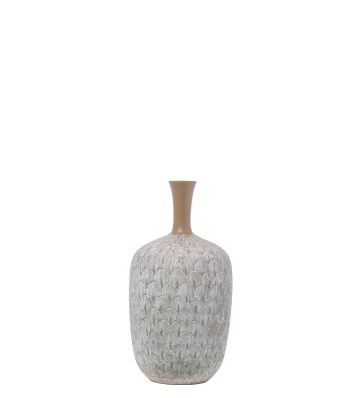 Vase Ceramic - Grey 26x26x50CM Vase Ceramic - Grey 26x26x50CM