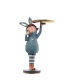 Διακοσμητικό Lady Bunny με Πιάτο Πολυρέσι - Γκρι 118x12x31cm Διακοσμητικό Lady Bunny με Πιάτο Πολυρέσι - Γκρι 118x12x31cm
